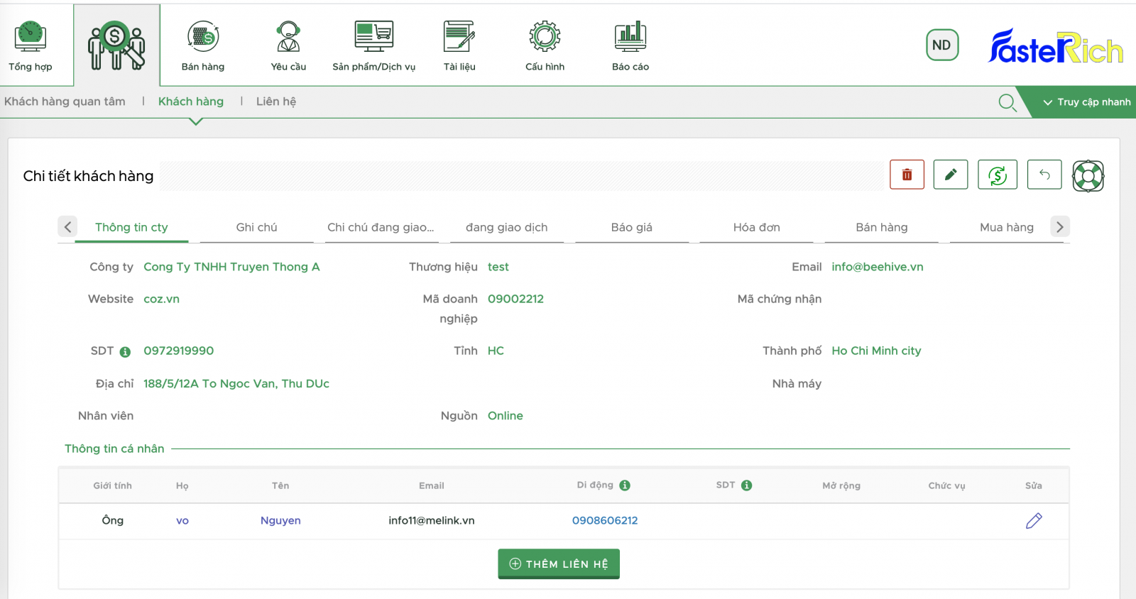 giữ chân khách hàng bằng crm